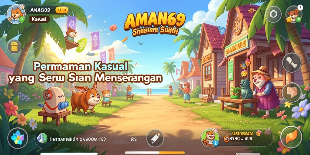 Antarmuka menarik dan fungsi permainan yang seru.