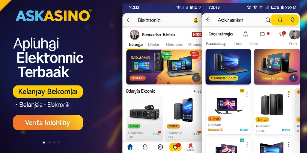 Antarmuka aplikasi ASKASINO yang menarik dan fungsional.