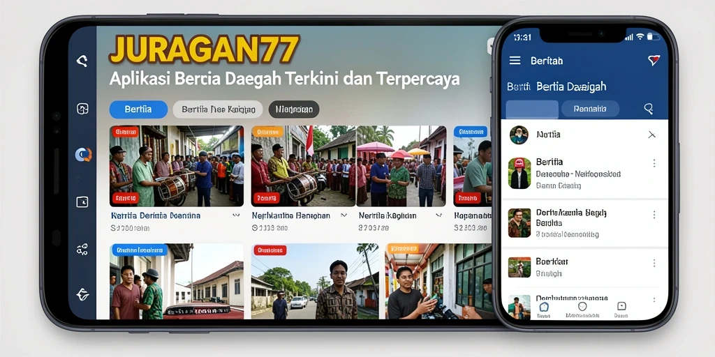 Tampilan antarmuka aplikasi JURAGAN77 yang informatif dan user-friendly.